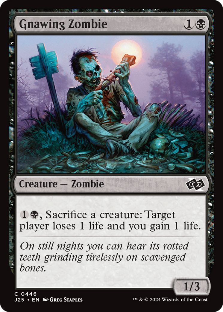 Gnawing Zombie [Foundations Jumpstart] | Local Legends