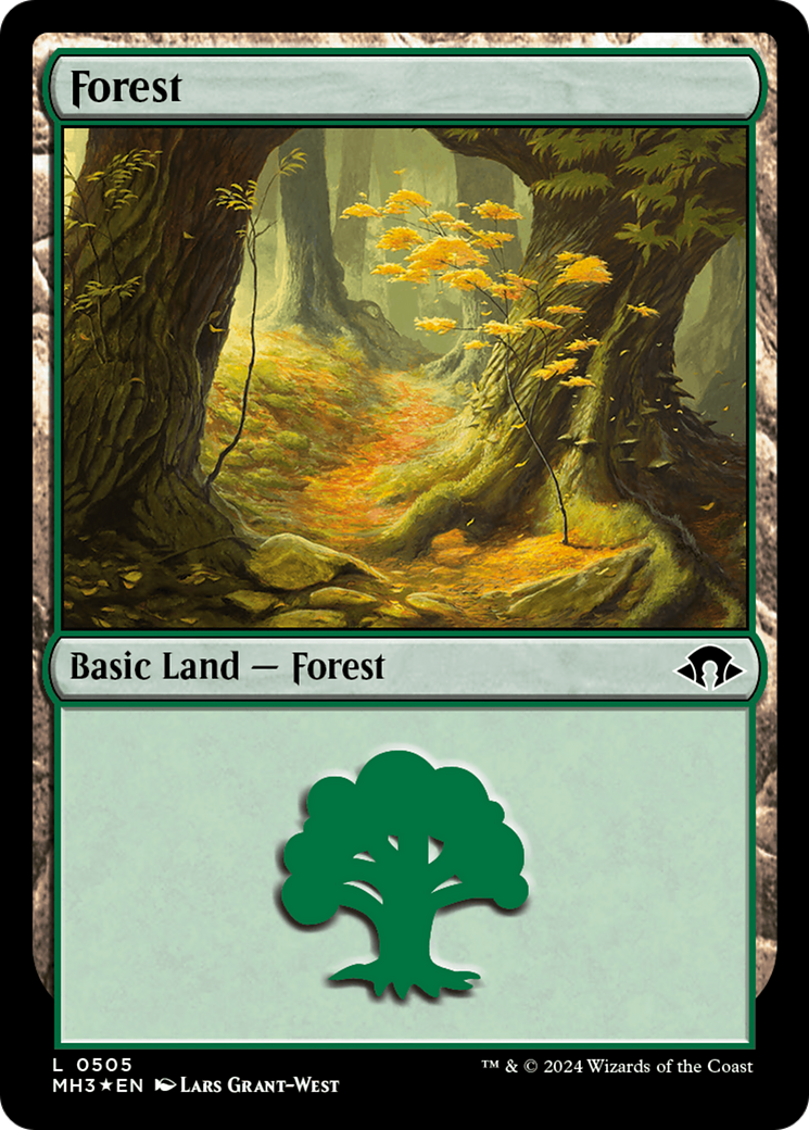 Forest (0505) (Ripple Foil) [Modern Horizons 3] | Local Legends