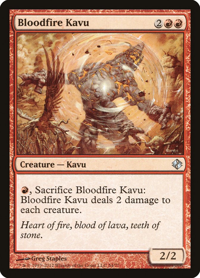 Bloodfire Kavu [Duel Decks: Venser vs. Koth] | Local Legends