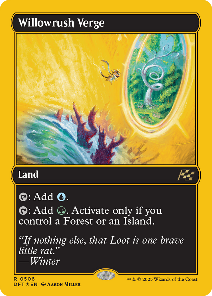 Willowrush Verge (First-Place Foil) [Aetherdrift] | Local Legends