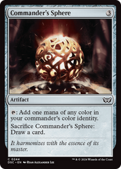 Commander's Sphere [Duskmourn: House of Horror Commander] | Local Legends