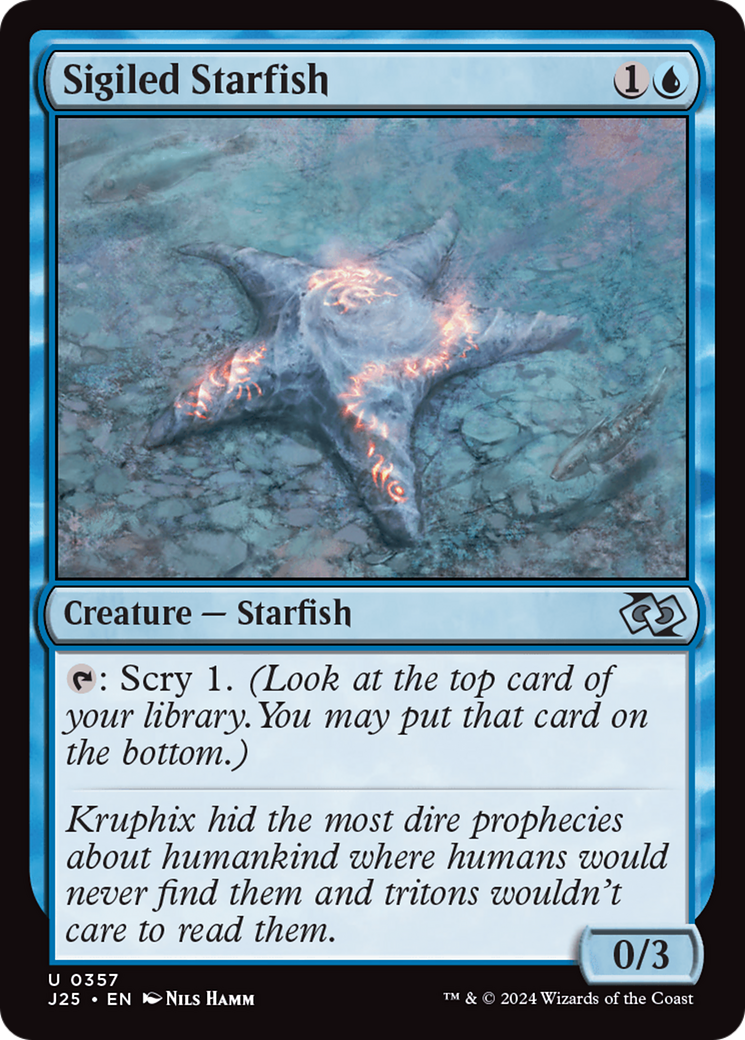 Sigiled Starfish [Foundations Jumpstart] | Local Legends