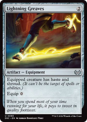 Lightning Greaves [Duskmourn: House of Horror Commander] | Local Legends