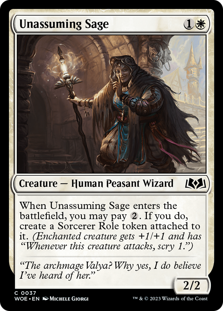 Unassuming Sage [Wilds of Eldraine] | Local Legends