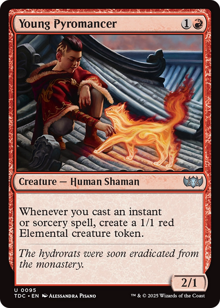 Young Pyromancer [Tarkir: Dragonstorm Commander] | Local Legends