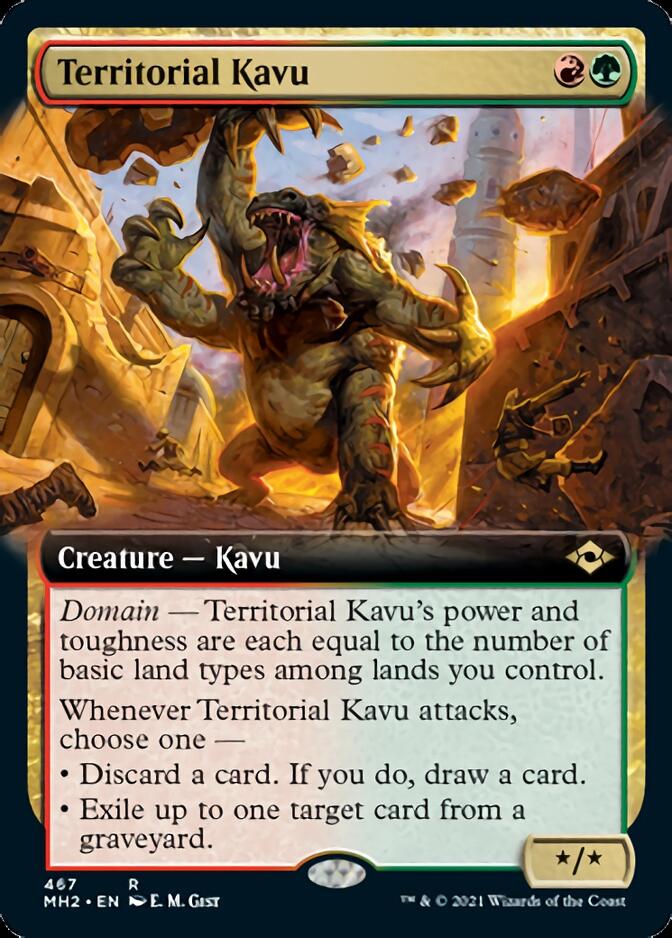 Territorial Kavu (Extended Art) [Modern Horizons 2] | Local Legends