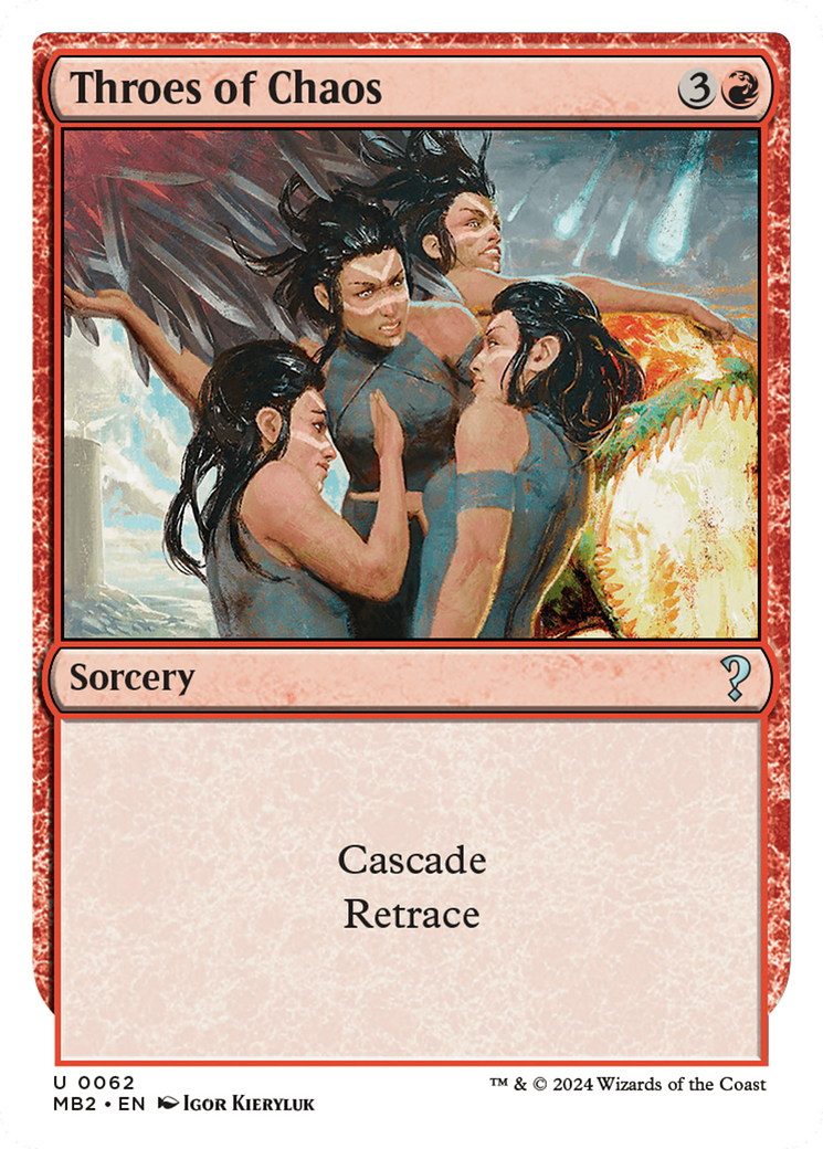 Throes of Chaos (White Border) [Mystery Booster 2] | Local Legends