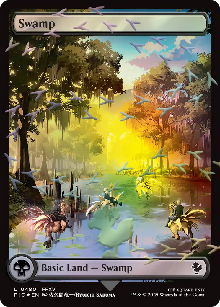 Swamp (Chocobo Track Foil) [FINAL FANTASY Commander] | Local Legends