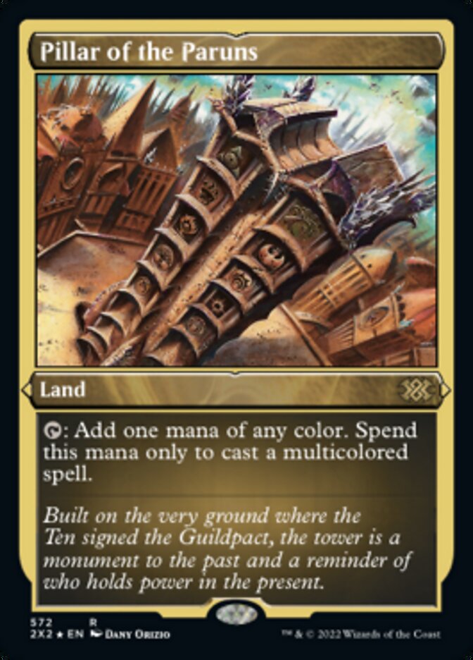 Pillar of the Paruns (Foil Etched) [Double Masters 2022] | Local Legends