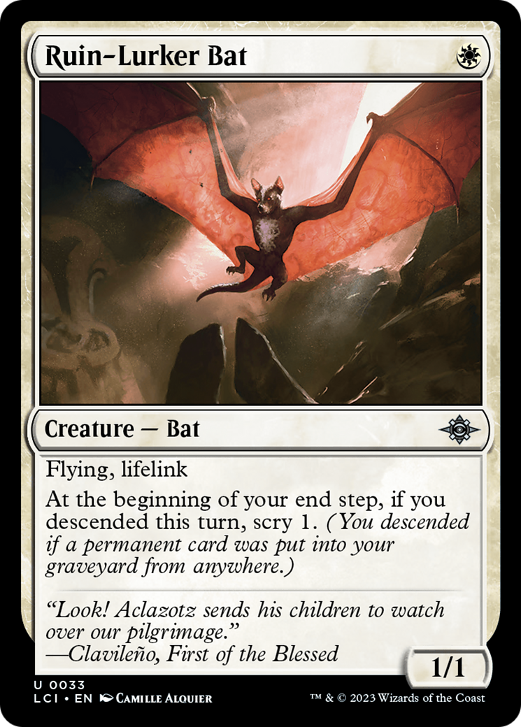 Ruin-Lurker Bat [The Lost Caverns of Ixalan] | Golgari Games