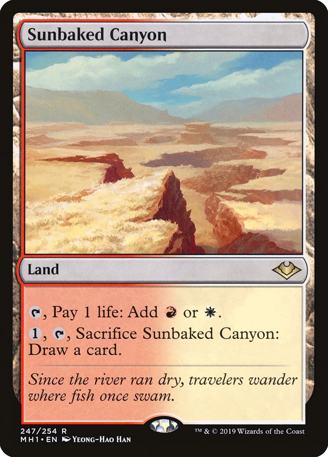 Sunbaked Canyon [Modern Horizons] | Golgari Games