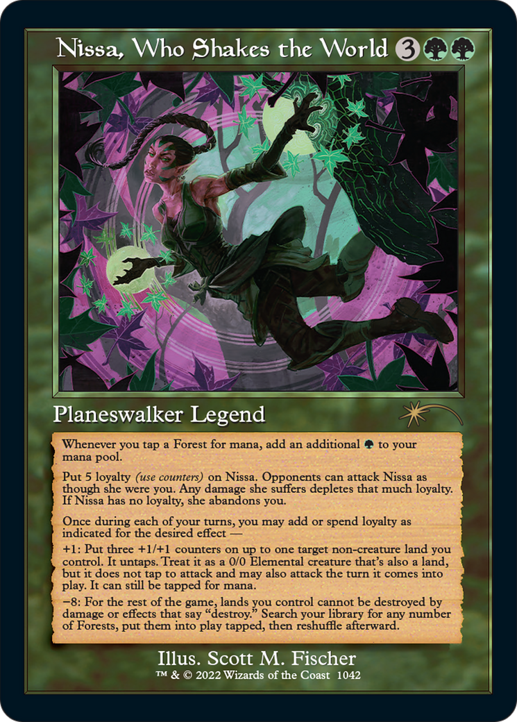 Nissa, Who Shakes the World (Retro) [Secret Lair Drop Series] | Local Legends