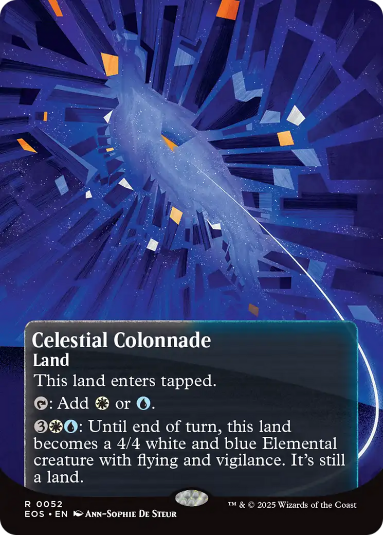 Celestial Colonnade (0052) (Borderless) [Edge of Eternities: Stellar Sights] | Local Legends