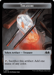 Treasure // Food (0010) Double-Sided Token [Wilds of Eldraine Tokens] | Local Legends