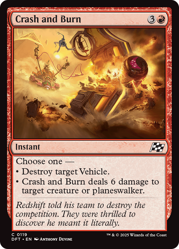 Crash and Burn [Aetherdrift] | Local Legends
