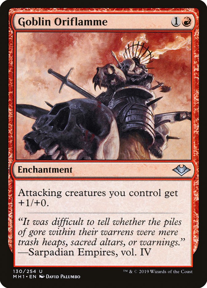 Goblin Oriflamme [Modern Horizons] | Local Legends