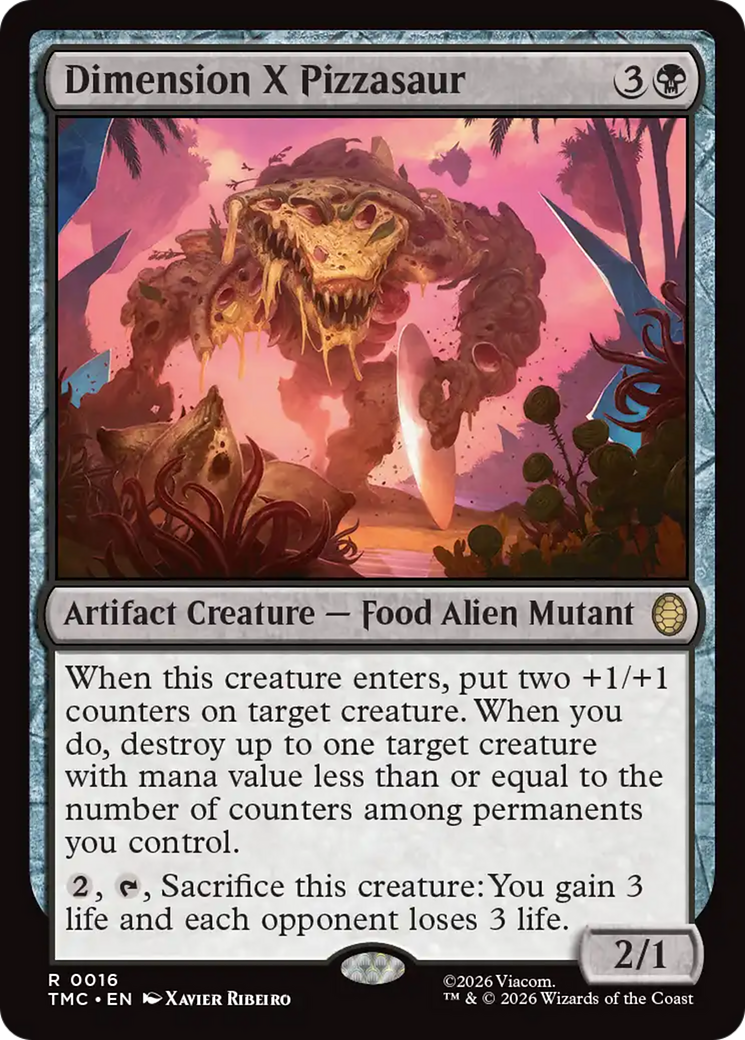 Dimension X Pizzasaur [Teenage Mutant Ninja Turtles Commander] | Local Legends