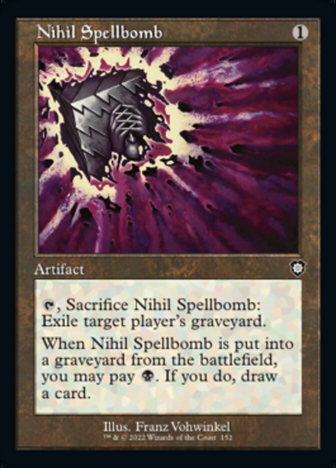 Nihil Spellbomb (Retro) [The Brothers' War Commander] | Local Legends