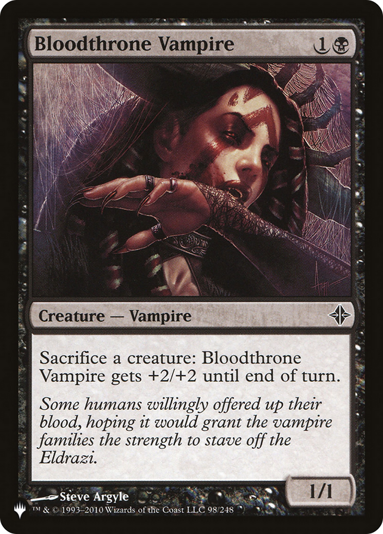 Bloodthrone Vampire [The List] | Local Legends