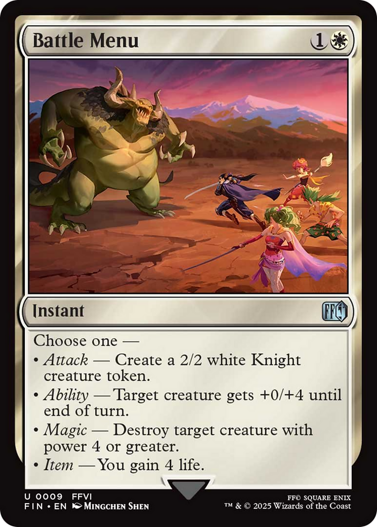 Battle Menu [FINAL FANTASY] | Local Legends