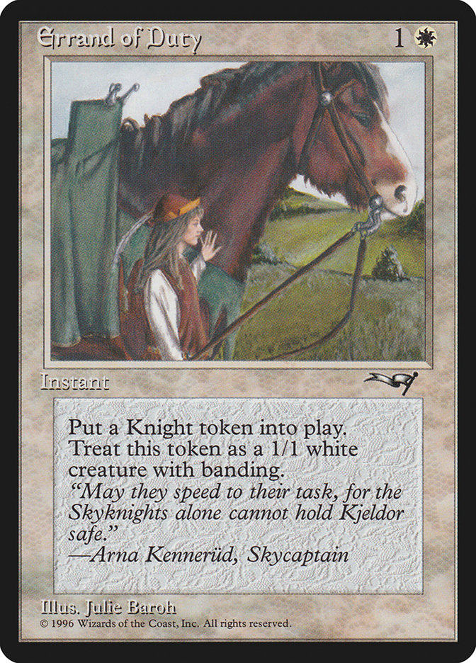 Errand of Duty (Horse) [Alliances] | Local Legends