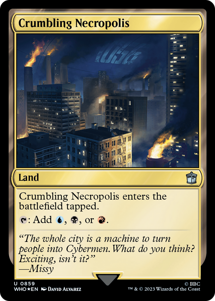 Crumbling Necropolis (Surge Foil) [Doctor Who] | Local Legends