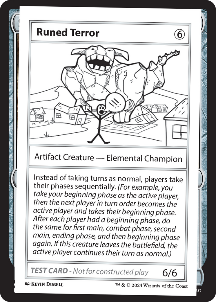 Runed Terror [Mystery Booster 2 Playtest Cards] | Local Legends
