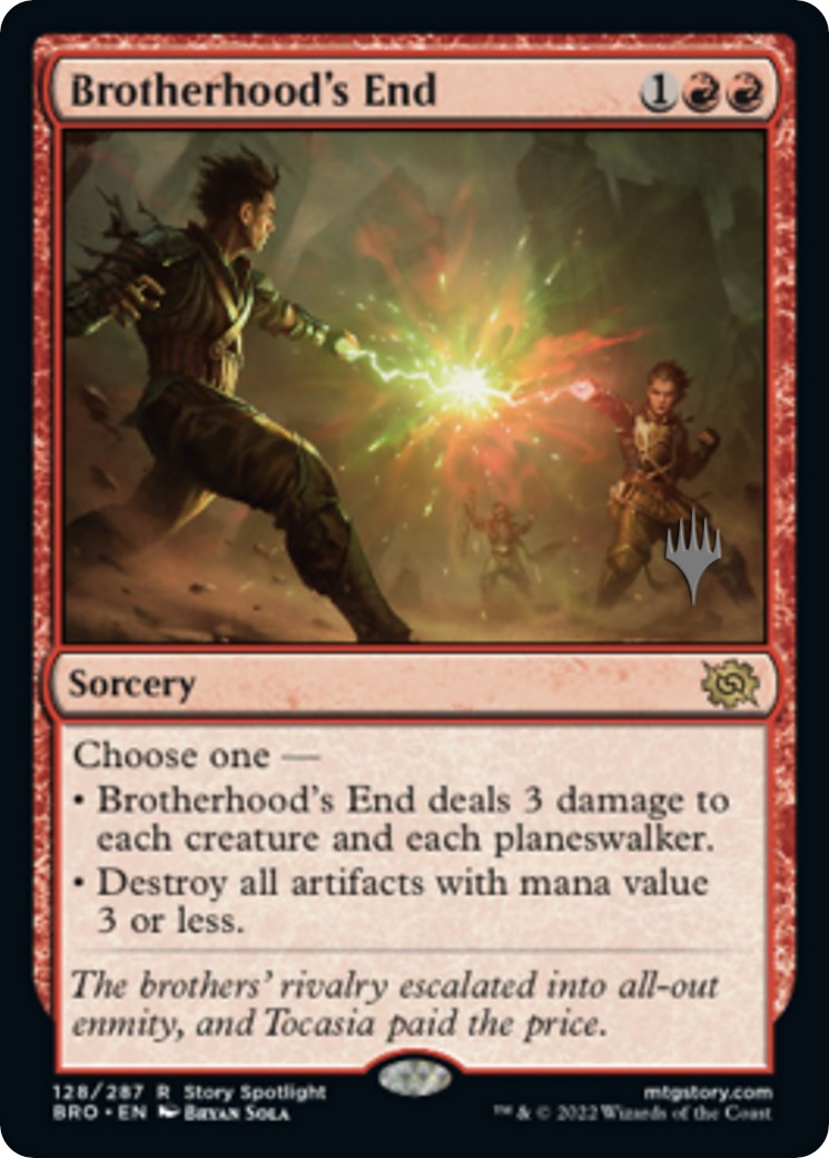 Brotherhood's End (Promo Pack) [The Brothers' War Promos] | Golgari Games