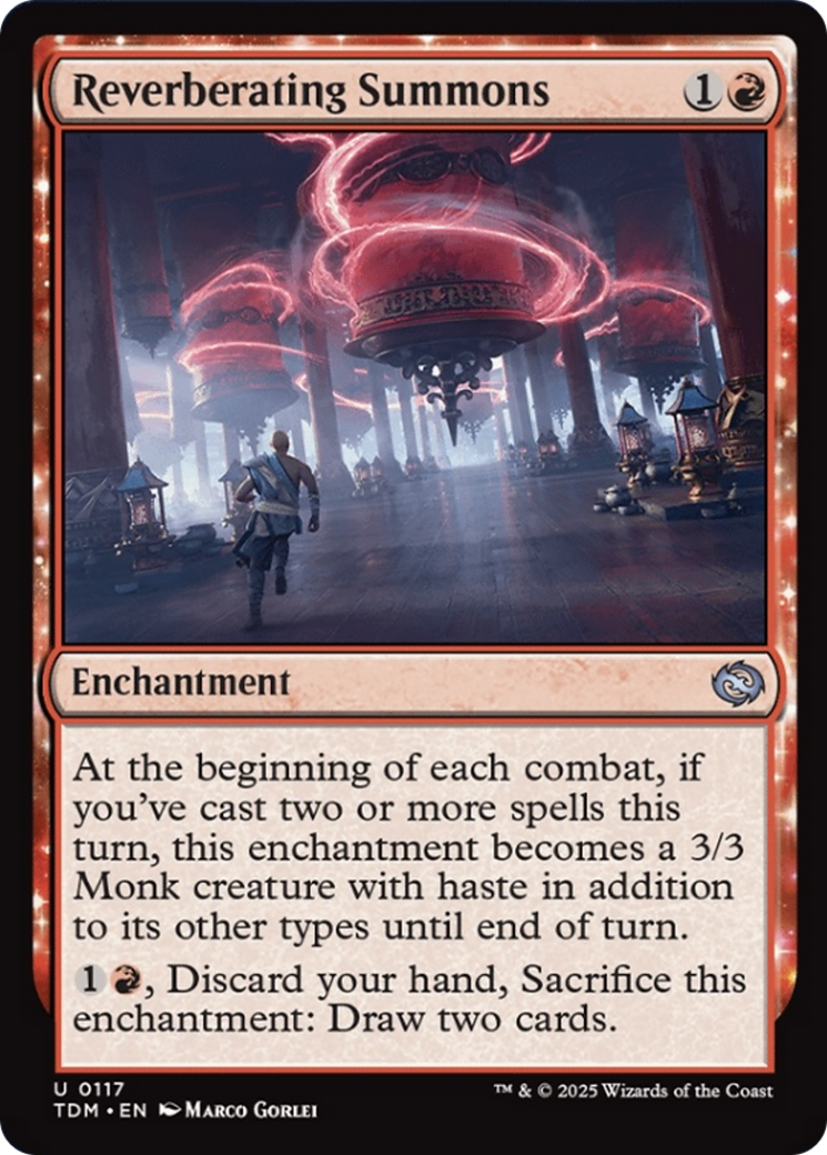 Reverberating Summons [Tarkir: Dragonstorm] | Local Legends