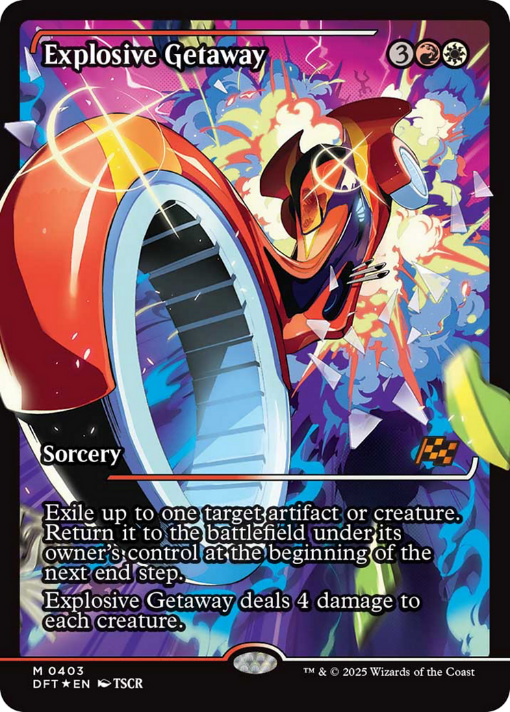 Explosive Getaway (Showcase) [Aetherdrift] | Local Legends