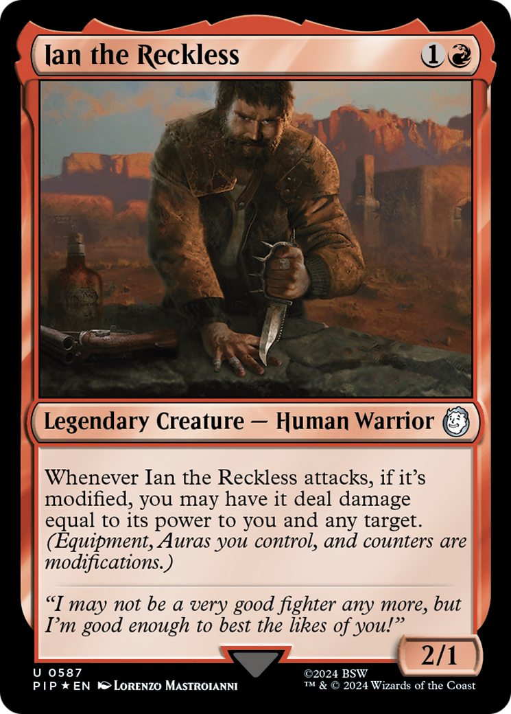 Ian the Reckless (Surge Foil) [Fallout] | Local Legends