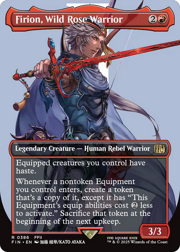 Firion, Wild Rose Warrior (Borderless) [FINAL FANTASY] | Local Legends