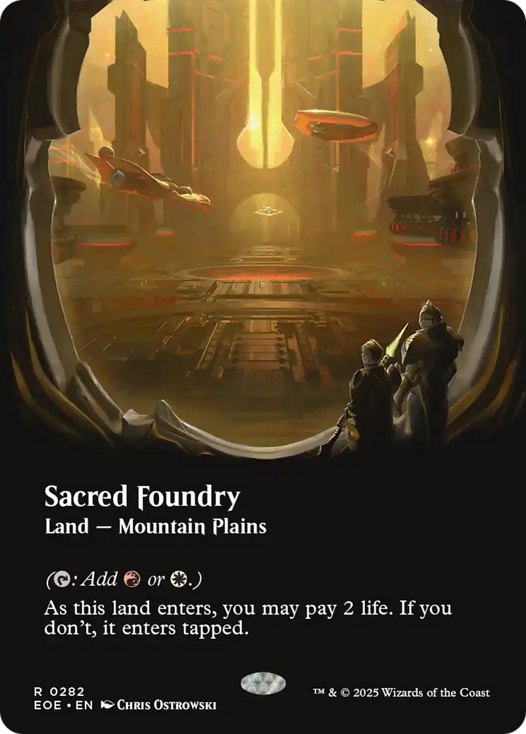 Sacred Foundry (Borderless) [Edge of Eternities] | Local Legends