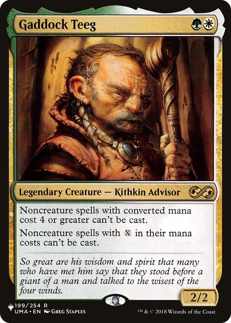 Gaddock Teeg [The List] | Local Legends
