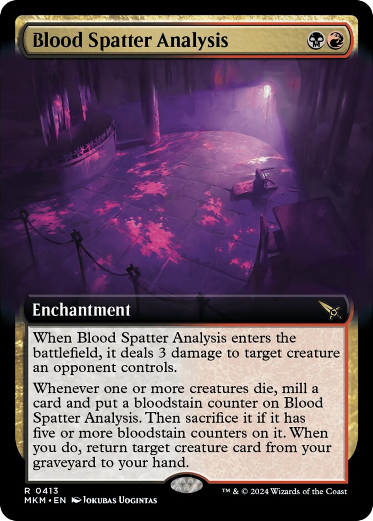 Blood Spatter Analysis (Extended Art) [Murders at Karlov Manor] | Local Legends