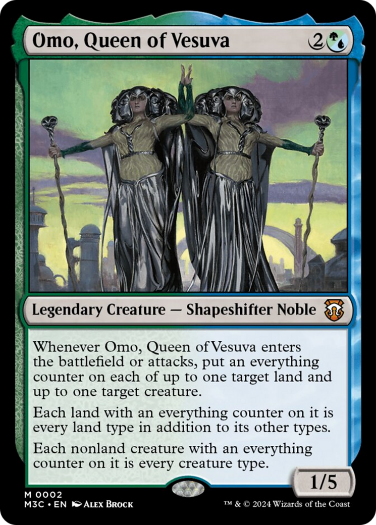 Omo, Queen of Vesuva [Modern Horizons 3 Commander] | Local Legends