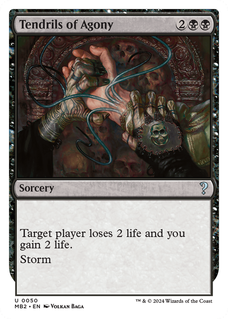 Tendrils of Agony (White Border) [Mystery Booster 2] | Local Legends