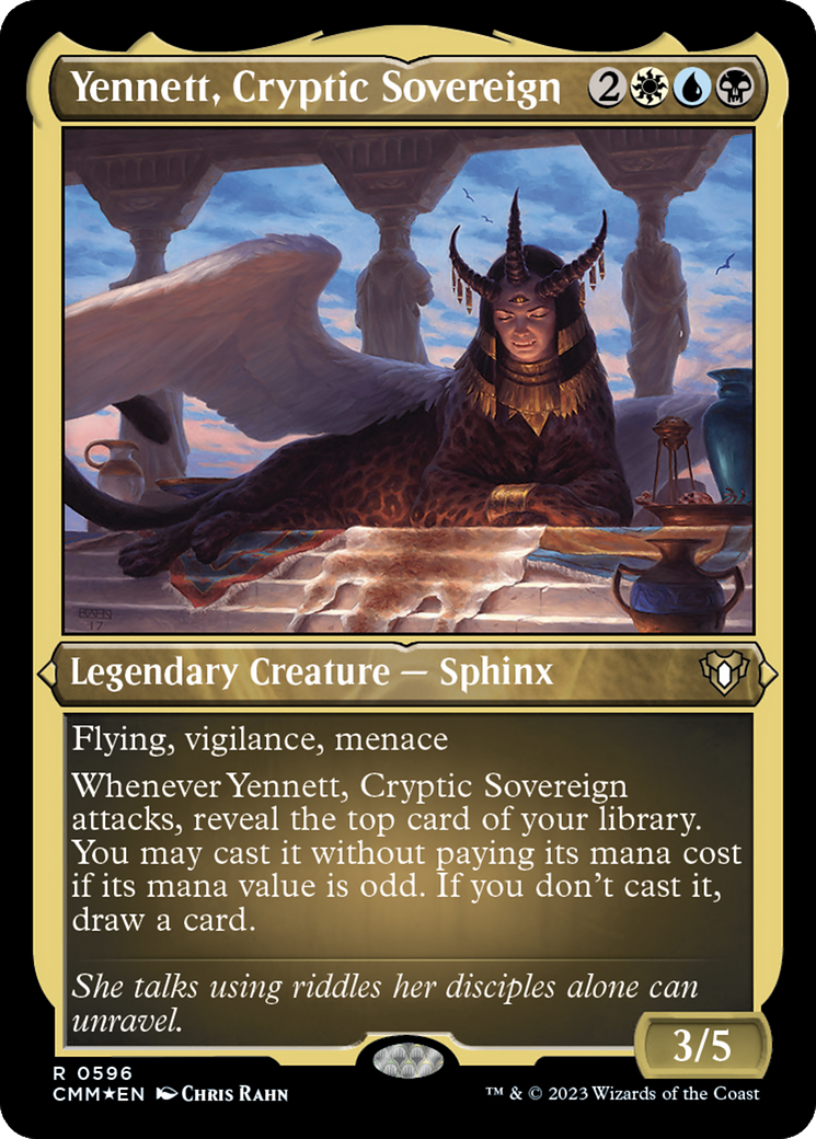 Yennett, Cryptic Sovereign (Foil Etched) [Commander Masters] | Golgari Games