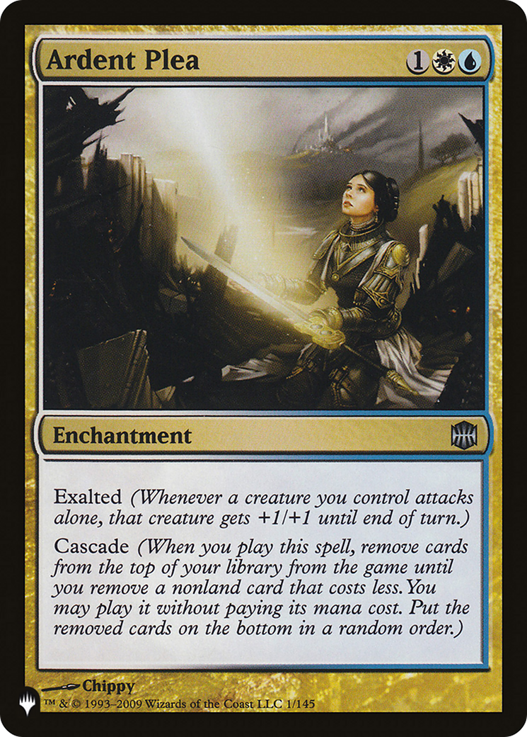Ardent Plea [The List] | Local Legends