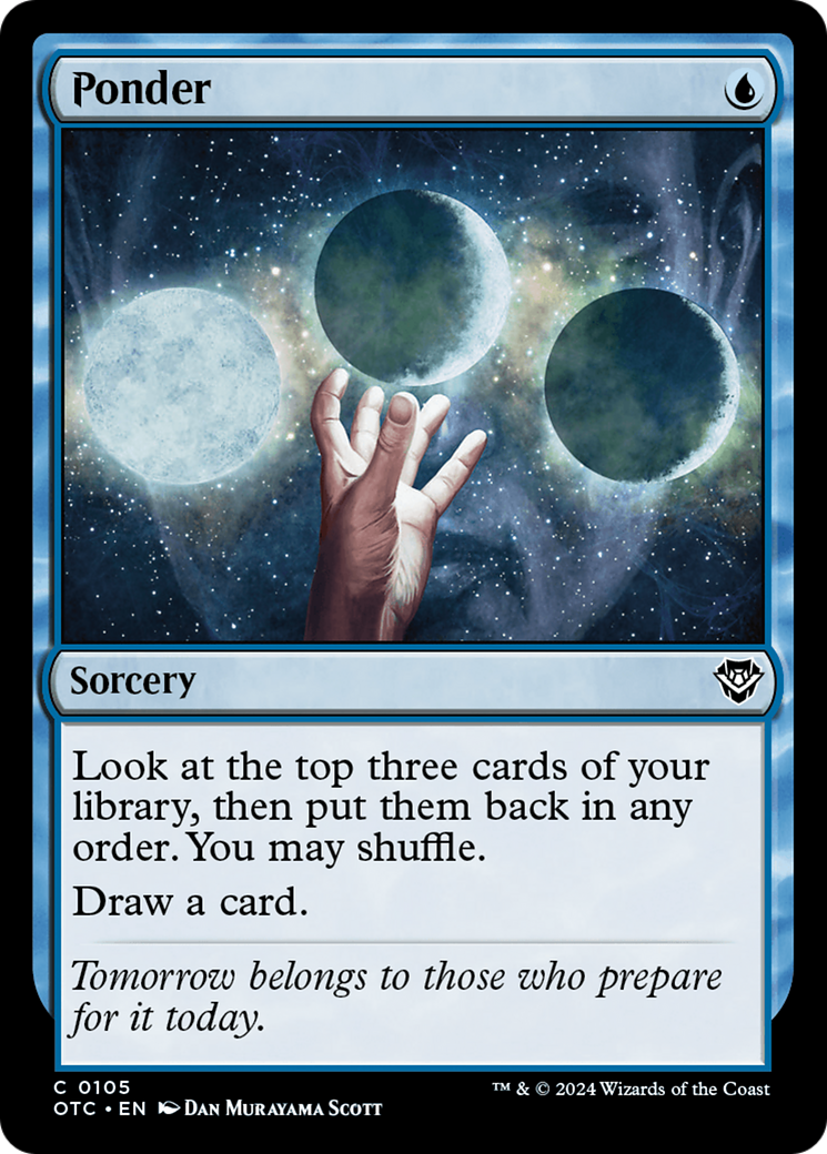 Ponder [Outlaws of Thunder Junction Commander] | Local Legends