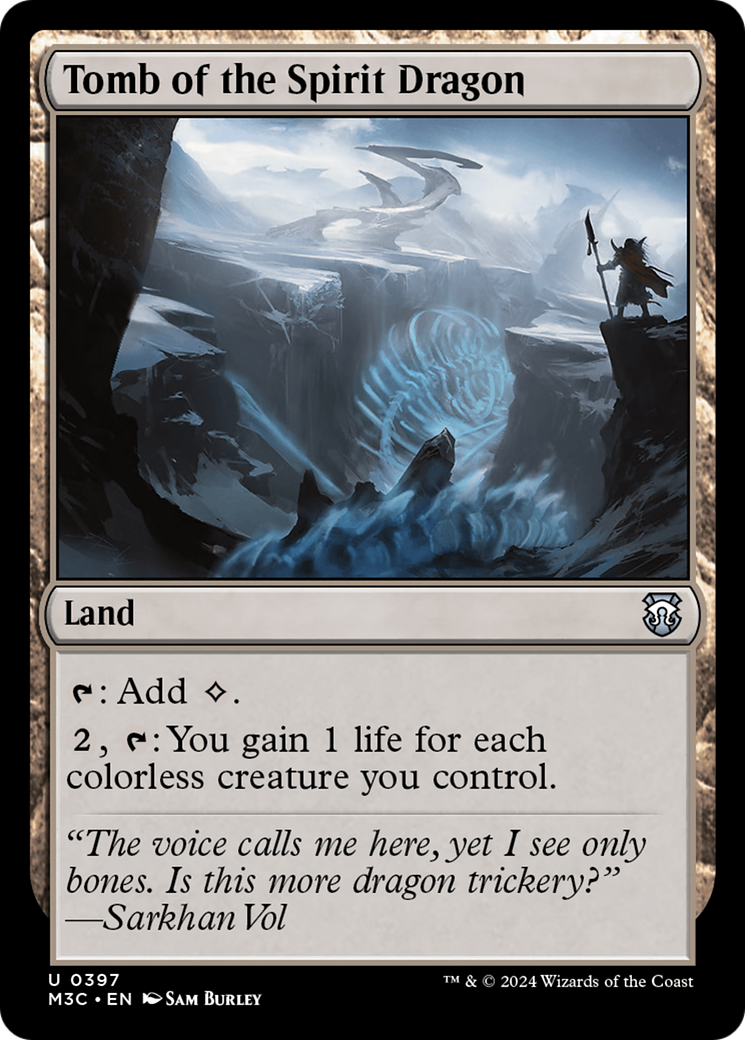 Tomb of the Spirit Dragon (Ripple Foil) [Modern Horizons 3 Commander] | Local Legends