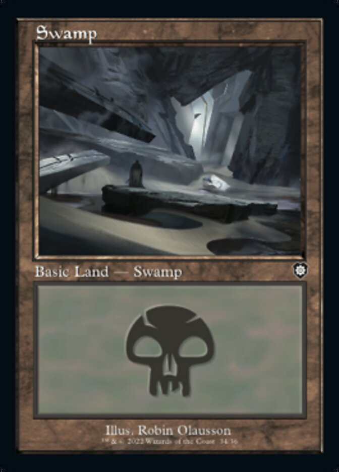 Swamp (034) (Retro) [The Brothers' War Commander] | Local Legends