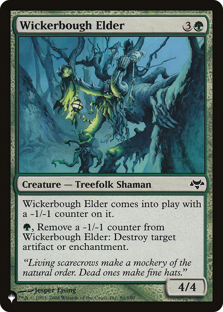 Wickerbough Elder [The List] | Local Legends