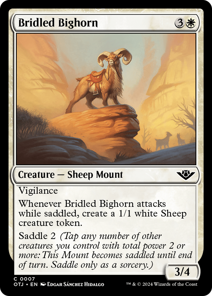 Bridled Bighorn [Outlaws of Thunder Junction] | Local Legends