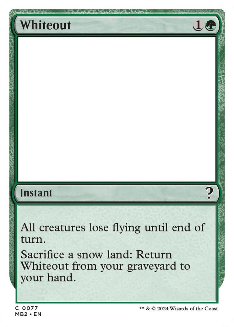 Whiteout [Mystery Booster 2] | Local Legends