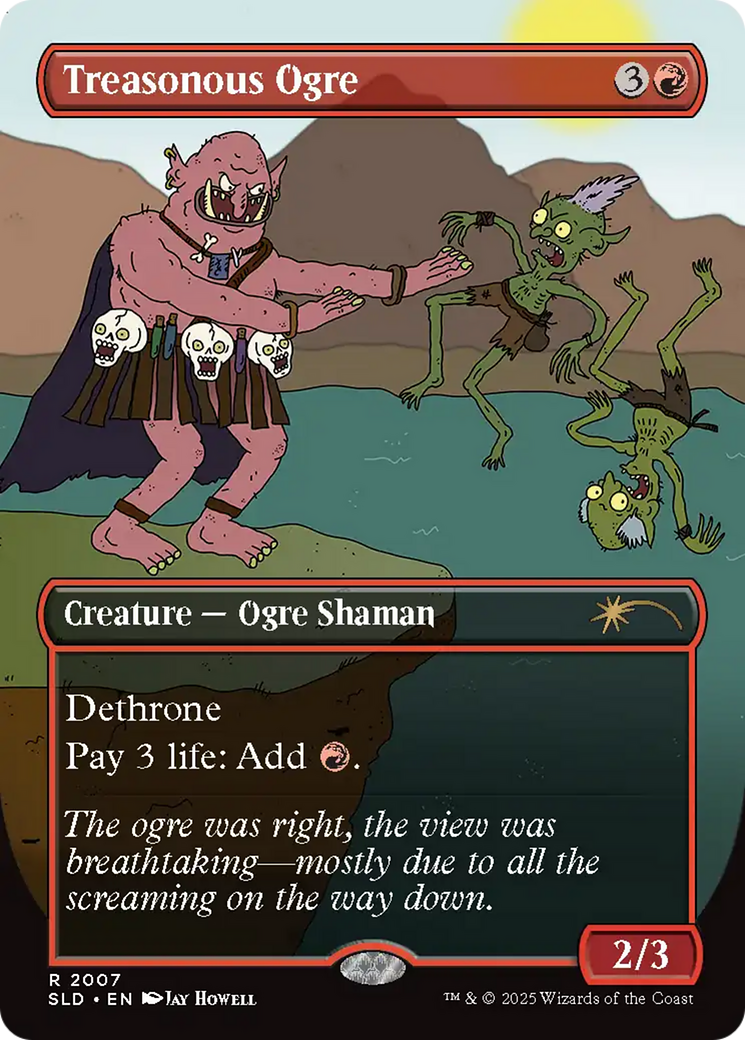 Treasonous Ogre (Rainbow Foil) [Secret Lair Drop Series] | Local Legends