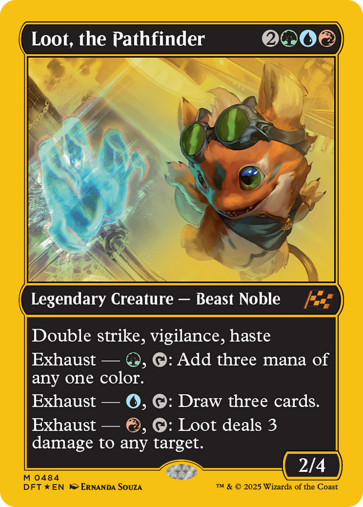Loot, the Pathfinder (First-Place Foil) [Aetherdrift] | Local Legends