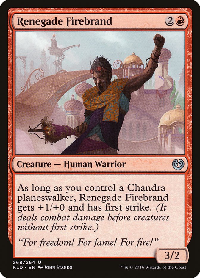 Renegade Firebrand [Kaladesh] | Local Legends
