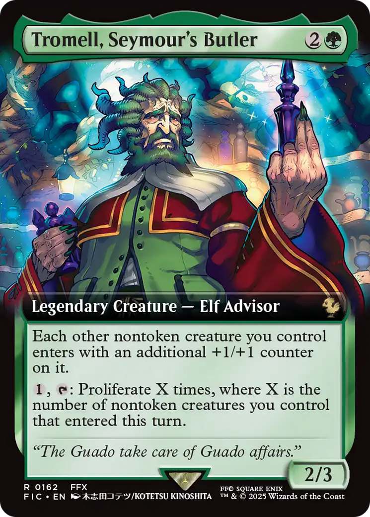 Tromell, Seymour's Butler (Extended Art) [FINAL FANTASY Commander] | Local Legends
