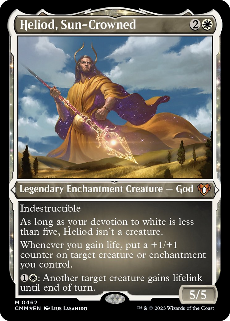 Heliod, Sun-Crowned (Foil Etched) [Commander Masters] | Local Legends